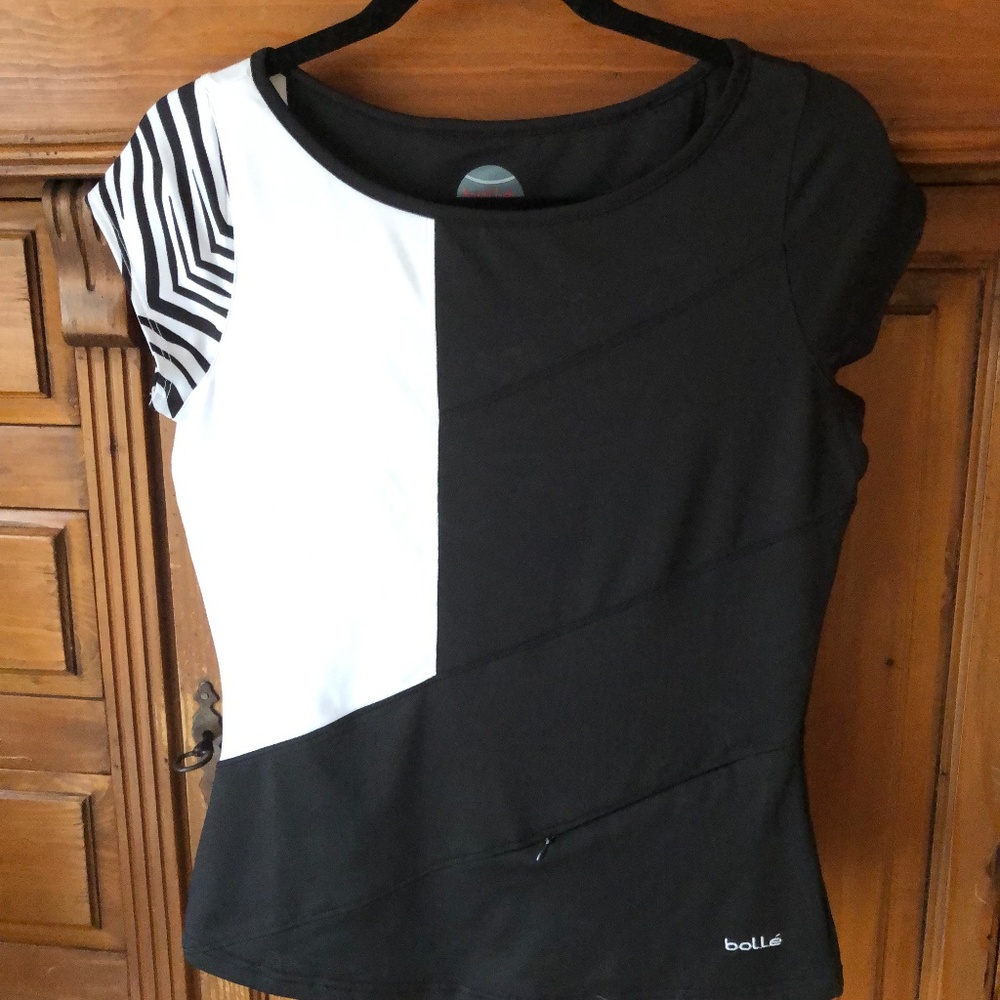 Bolle  color block B/W tennis top M